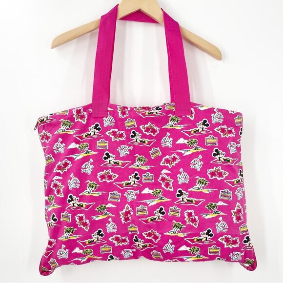Disney Other - DISNEY STORE Beach Towel with Attached Bag Tote Minnie Mouse Pink Zipper Travel